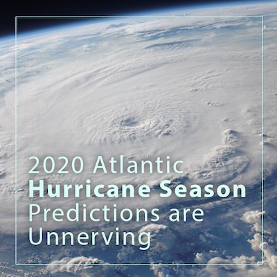 According to the predictions released Thursday, April 2, 2020 by the experts at Colorado State University, our upcoming hurricane season from June 1 to November 30th is going to be a hefty one with 8 hurricanes and a total of 16 storms. The prediction goes on with four of the hurricanes becoming high category storms, […]