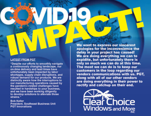 COVID-19 Impact Message from PGT
