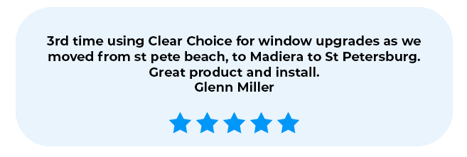 Clear Choice hurricane-resistant windows installation