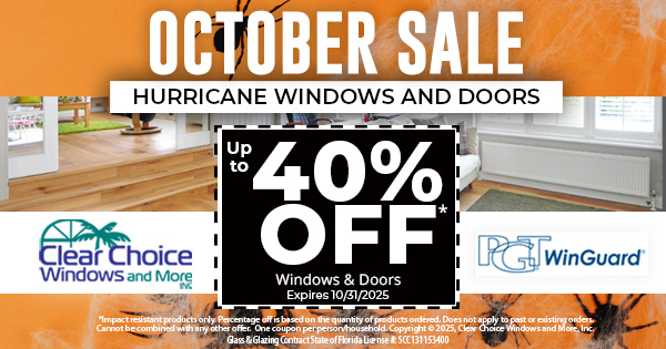 Clear Choice Windows expert installation of hurricane resistant windows