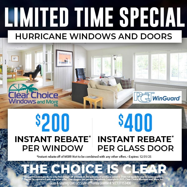 Clear Choice Windows expert installation of hurricane resistant windows