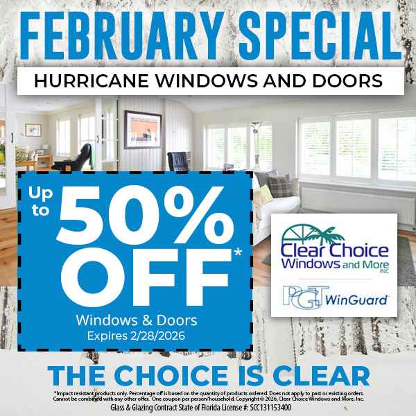 Clear Choice Windows expert installation of hurricane resistant windows